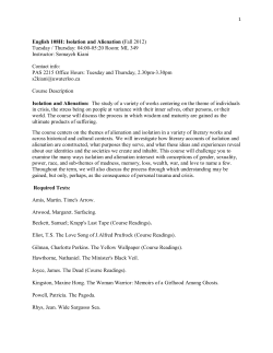 Fall 2012 - University of Waterloo