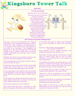 Read Entire Newsletter - Gloversville Housing Authority
