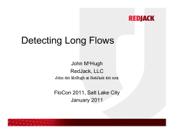 Detecting Long Flows