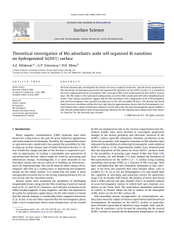 Theoretical investigation of Mn adsorbates aside self