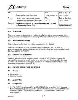 CORP-13-168-CM - City of Oshawa