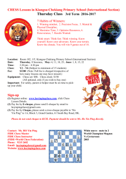 Thursday Class 3rd Term 2016
