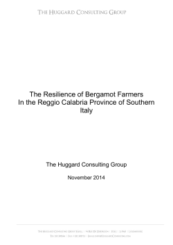 The Resilience of Bergamot Farmers In the Reggio Calabria