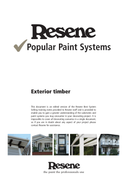 Popular Resene Paint Systems For Exterior Timber
