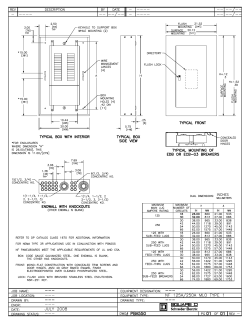 NF 125A/250A MLO TYPE 1 --/-- --/-- --/--