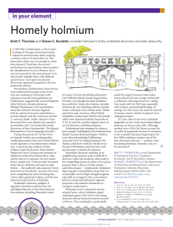Homely holmium