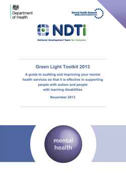 Green Light Toolkit 2013