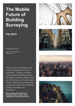 The Mobile Building Surveying