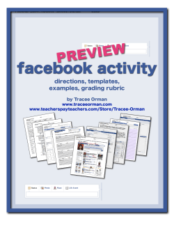 Character Sketch - Facebook Template