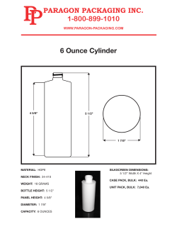6 ounce cylinder bottle PDF