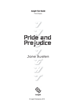 Pride and Prejudice - Insight Publications