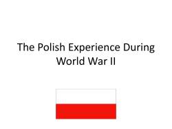 The Polish Experience During World War II