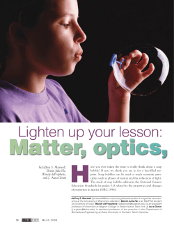 Lighten up your lesson: