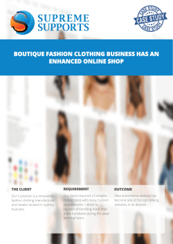 Fashion Clothing Manufacturer