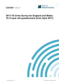 2017-18 Crime Survey for England and Wales 10