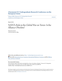 NATO`s Role in the Global War on Terror