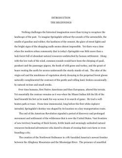INTRODUCTION THE BEGINNINGS