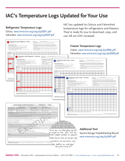 IAC`s Temperature Logs Updated for Your Use