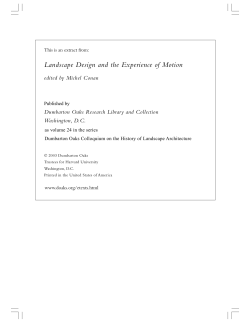 Introduction: Garden and Landscape Design