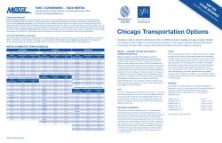 Chicago Transportation Options