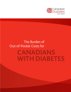 The Burden of Out-of-Pocket Costs for