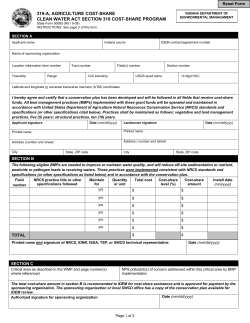 319-a, agriculture cost-share clean water act section 319 cost