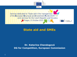 Aid to SMEs - European Commission