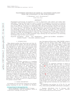 Transmission spectrum of Earth as a transiting exoplanet