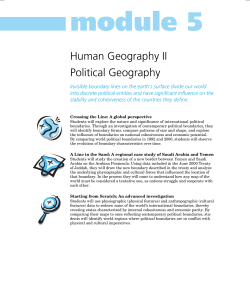 Mapping Our World: ArcGIS Desktop Edition, Module 5