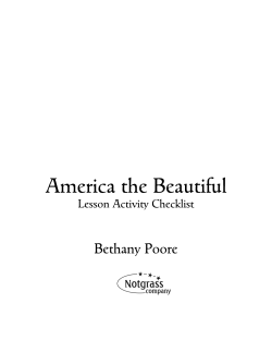 Lesson Activity Checklist