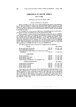 chromium in south africa