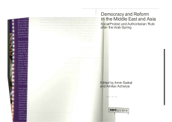 Democracy and Reform in the Middle East and Asia