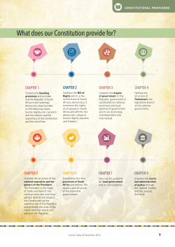 Constitution provide for and building awareness