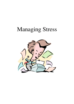 Managing Stress - Mowbray House Surgery