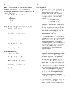 Pre-Calc-Parametric Problems.tst