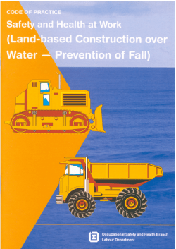 Code of Practice for Safety and Health at Work (Land