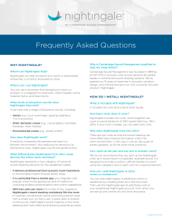 Frequently Asked Questions - The Nightingale Sleep System