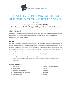 the multigenerational workforce and its impact on workplace design