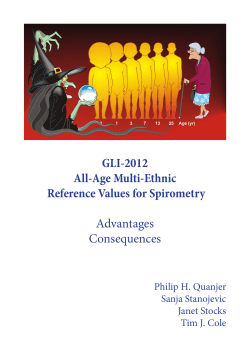 GLI-2012 All-Age Multi-Ethnic Reference Values for Spirometry