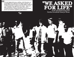 We Asked for Life: On the 1975 Revolt at NCCCW