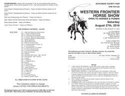 2016 Western Horse Show - The Dutchess County Fairgrounds