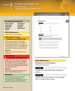 Lesson 1 - Voyager Sopris Learning
