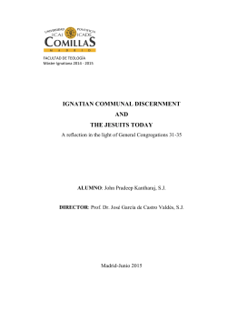 ignatian communal discernment and the jesuits today