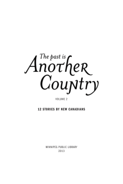 12 stories by new canadians