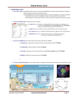Global Water Cycle