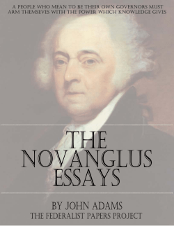 John Adams, Novanglus Essay No. VII