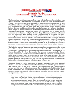 Mark Twain and the Struggle Against Imperialism Part 4