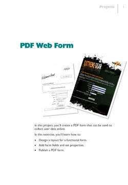 Simple PDF Form