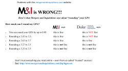 GPA Rounding Rules