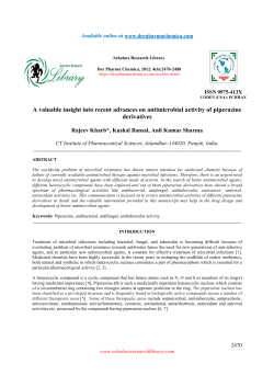 A valuable insight into recent advances on antimicrobial activity of